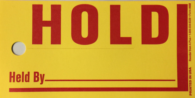 Hold / Sold Sign JUMBO Size